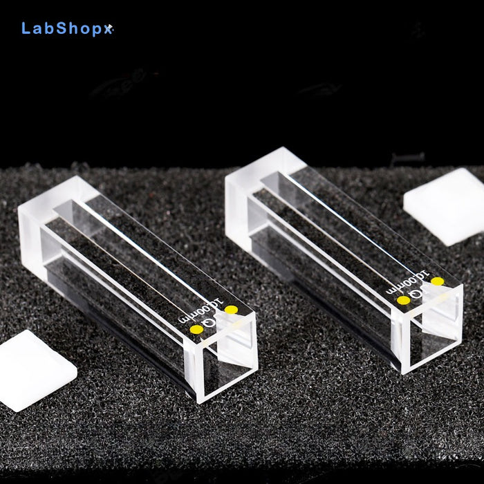 Quartz Cuvettes with Stopper Quartz Cells Slit Fluorescence  | LABSHOPX