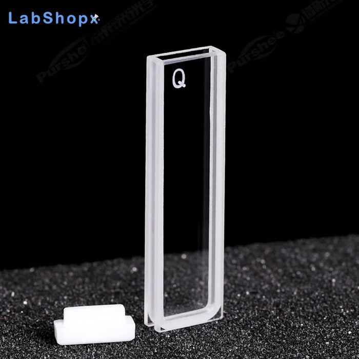700ul Quartz Cuvette with Lid Quartz Cell Spectrophotometers | LABSHOPX