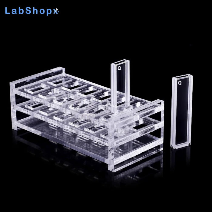 700ul Quartz Cuvette with Lid Quartz Cell Spectrophotometers | LABSHOPX