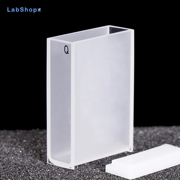 10.5ml Quartz Cuvette with Lid 30mm Quartz UV Vis Cells  | LABSHOPX