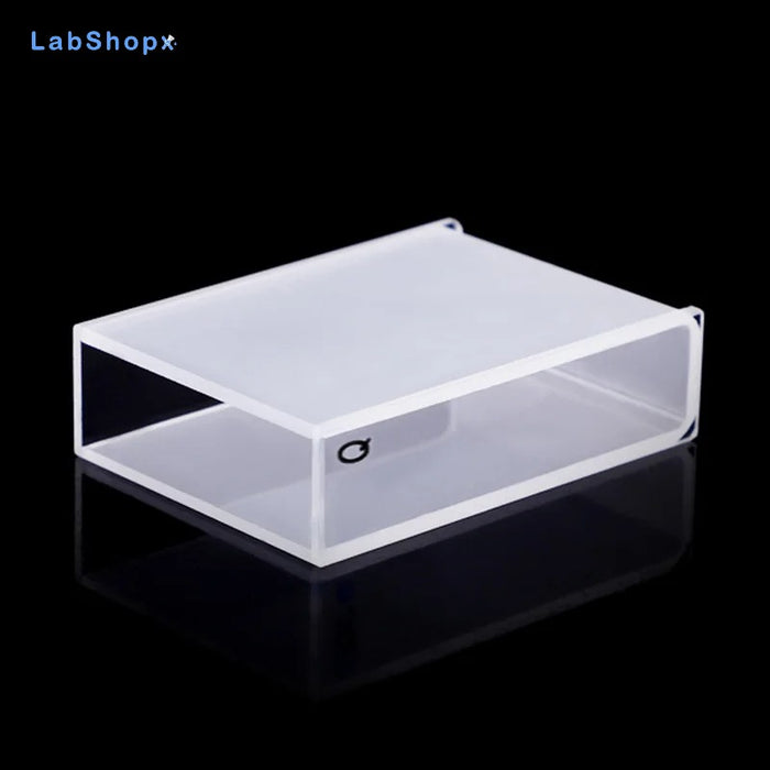 10.5ml Quartz Cuvette with Lid 30mm Quartz UV Vis Cells  | LABSHOPX