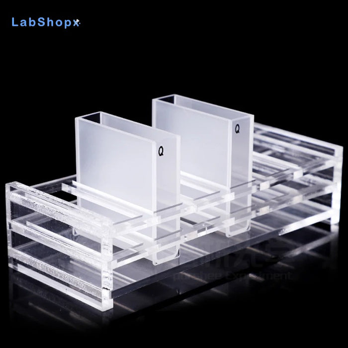 Quartz Cuvette with Lid 40mm UV Spectrophotometer Cuvette | LABSHOPX