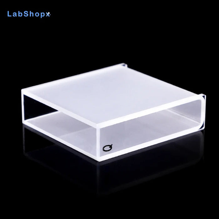 Quartz Cuvette with Lid 40mm UV Spectrophotometer Cuvette | LABSHOPX