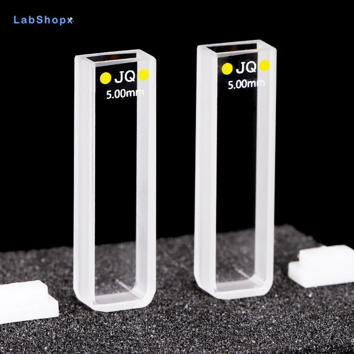 Quartz Cuvette with Lid 5mm Quartz Cell Spectrophotometers | LABSHOPX