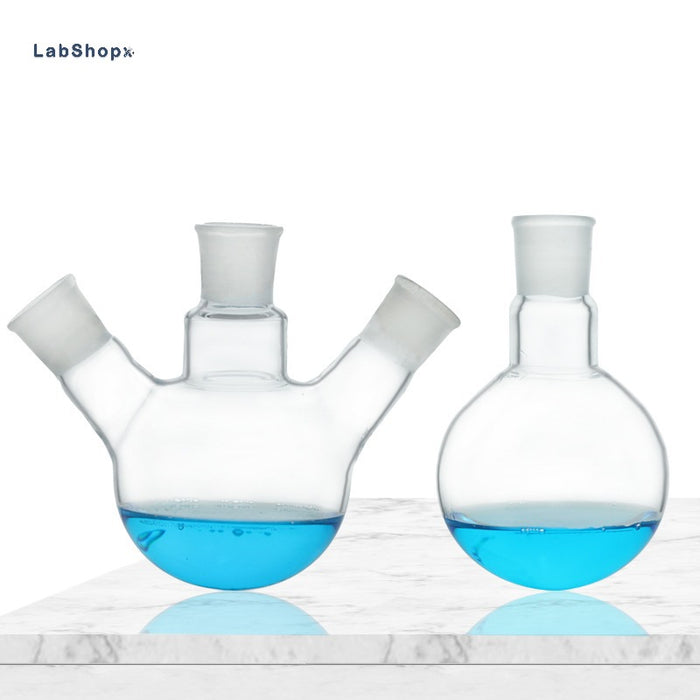 Quartz Flask Heat-resistant Quartz Glass Round Bottom Flask | LABSHOPX