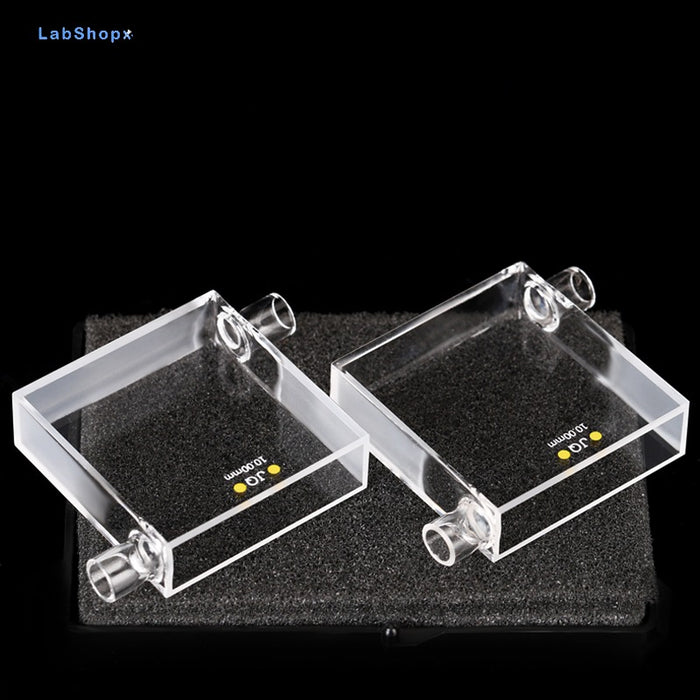 14ml Quartz Flow Cell 10mm Quartz Flow Cuvette Two Way Light| Labshopx