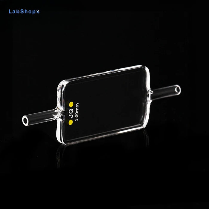 Quartz Flow Cuvette 1mm Cells Two Side Light Transmission | Labshopx