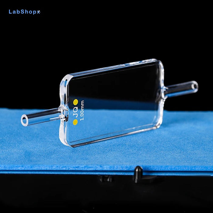 Quartz Flow Cuvette 1mm Cells Two Side Light Transmission | Labshopx
