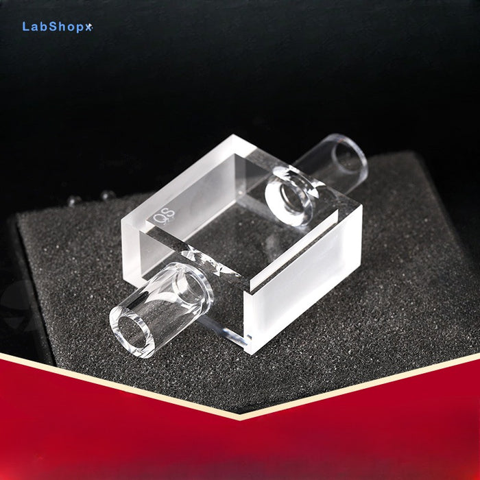 Quartz Flow Cuvettes Smaple Cells Customized Two Way Light| Labshopx
