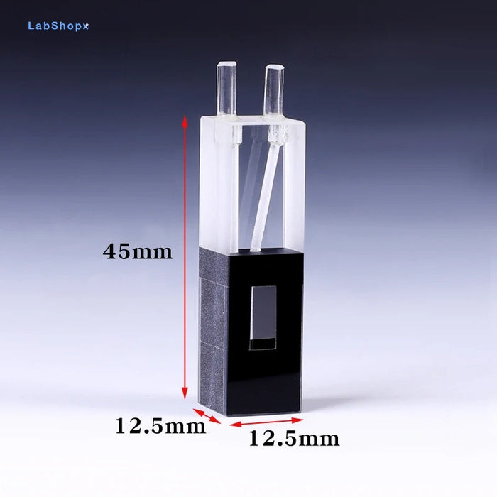400ul Quartz Flow Cuvette with Glass Tube 10mm Flow Cells | Labshopx