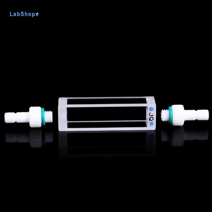 3.5ml Quartz Flow Cuvette with M6 Threaded Connectors Cells | Labshopx
