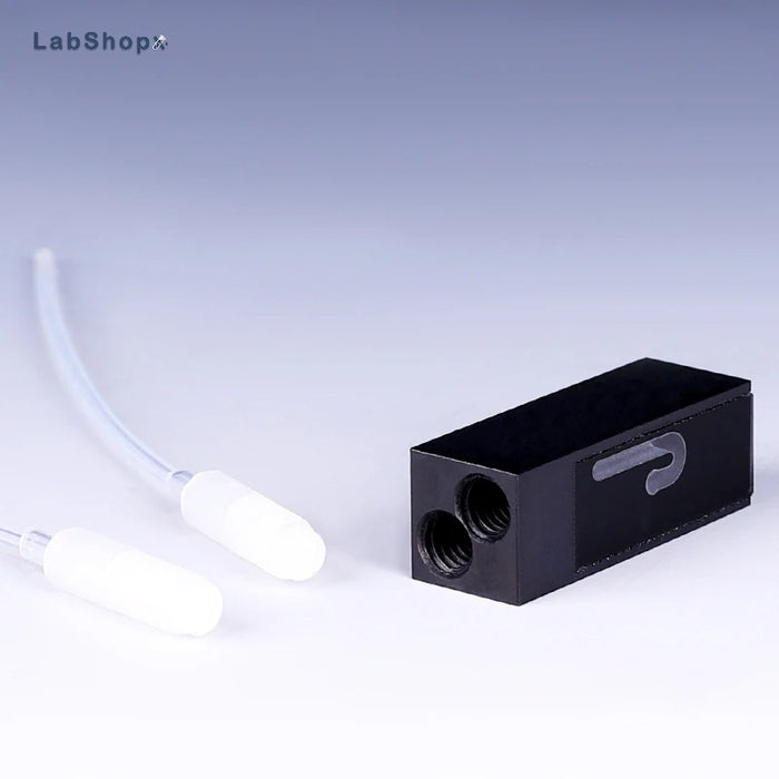 32ul Quartz Flow Cuvette with M6 Threaded Connectors for Lab| LABSHOPX