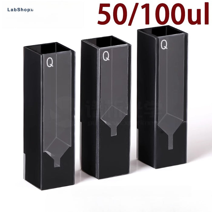 Quartz Fluorescence Cuvette 10mm Quartz Cell Two Way Light | LABSHOPX