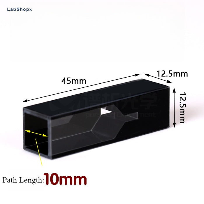 Quartz Fluorescence Cuvette 10mm Quartz Cell Two Way Light | LABSHOPX