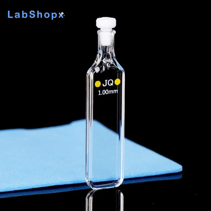 Quartz Fluorescence Cuvette Cells with PTFE Stopper | LABSHOPX