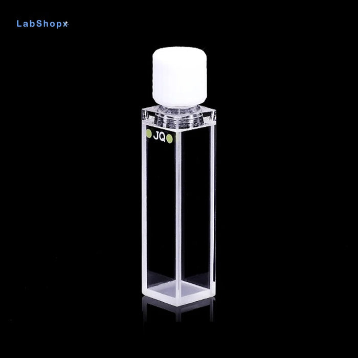 3.5ml Quartz Fluorescence Cuvette Cell with Screw Cap 10mm| LABSHOPX