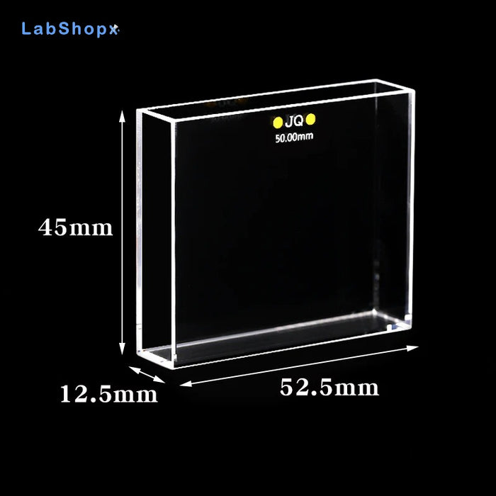 17.5ml Quartz Fluorescence Cuvettes 50mm Cells JSG1 | LABSHOPX