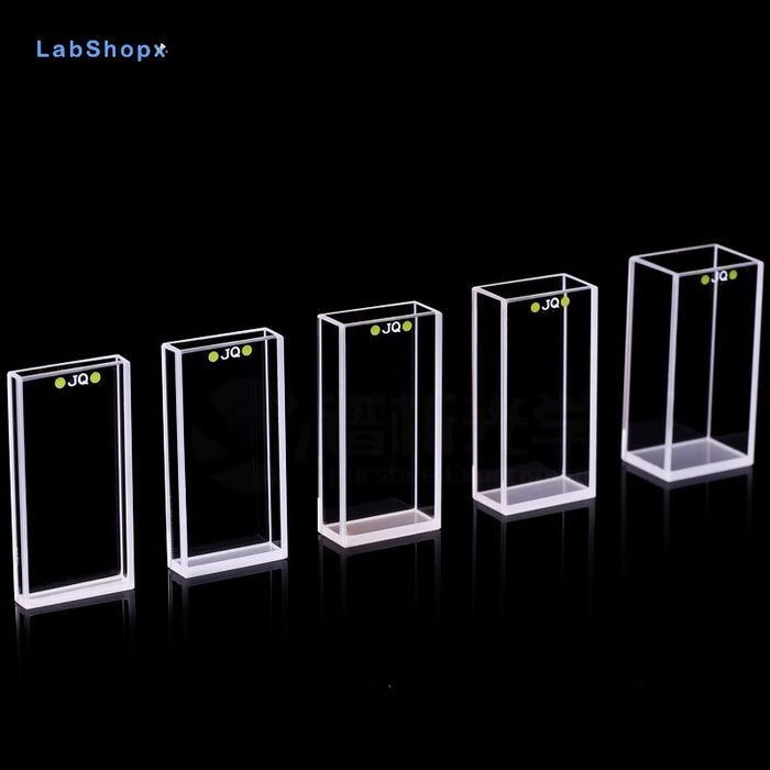 Quartz Fluorescence Cuvettes UV Quartz Cells with Lid | LABSHOPX