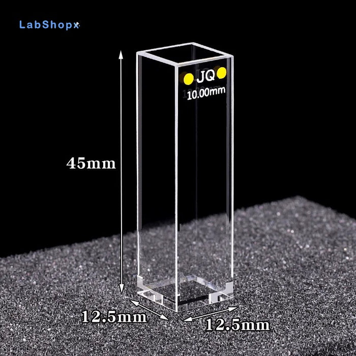 Quartz Fluorescence Cuvette with Cells Lid Five Windows 10mm | LABSHOPX