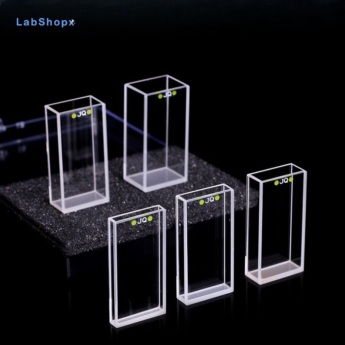 Quartz Fluorescence Cuvettes UV Quartz Cells with Lid | LABSHOPX