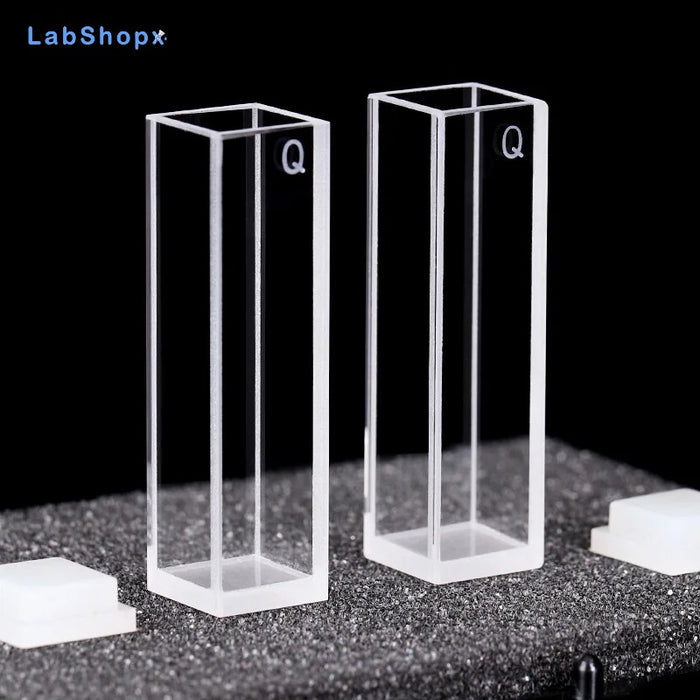 Quartz Fluorescence Cuvette with Four Side High Transmittance | LABSHOPX