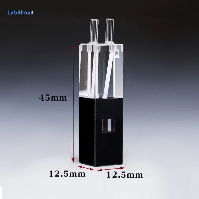 250ul Quartz Fluorescence Flow Cuvette Cells with Glass Tub | Labshopx