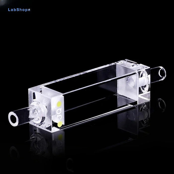 3.5ML Quartz Fluorescence Flow Cuvette Cell with Glass Tube | LABSHOPX