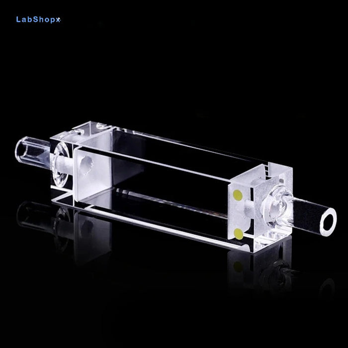 3.5ML Quartz Fluorescence Flow Cuvette Cell with Glass Tube | LABSHOPX