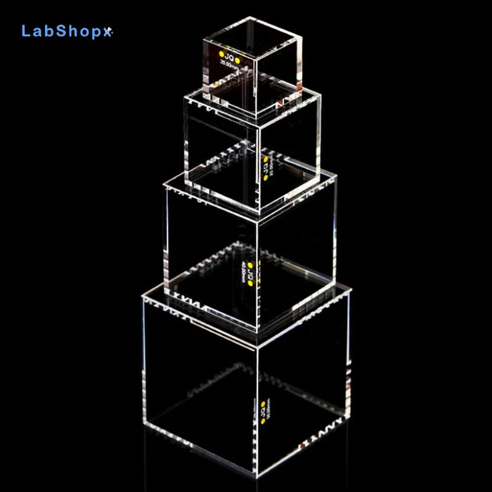 Quartz Fluorescence Reaction Cuvettes UV Spectrophotometer | LABSHOPX