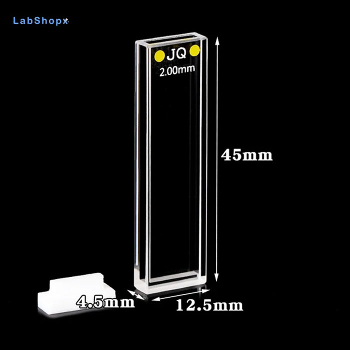 700ul Quartz Fluorescent Cuvette Spectrophotometry Cuvette | LABSHOPX