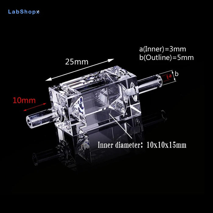 1.5ml Quartz Fluorescent Flow Cuvette Quartz Cell 10mm | Labshopx