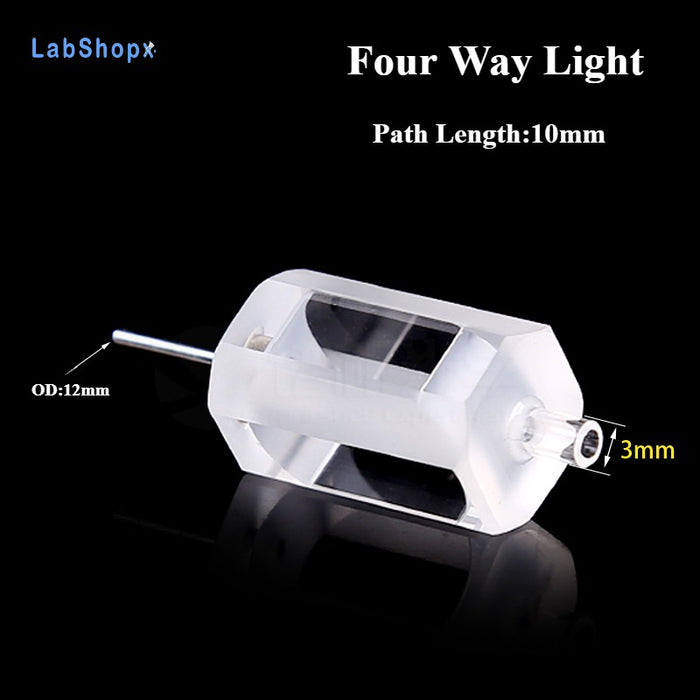 10mm Quartz Micro Flow Cuvette Counting cells Customize | Labshopx