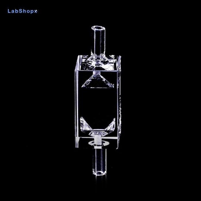1.5ml Quartz Fluorescent Flow Cuvette Quartz Cell 10mm | Labshopx