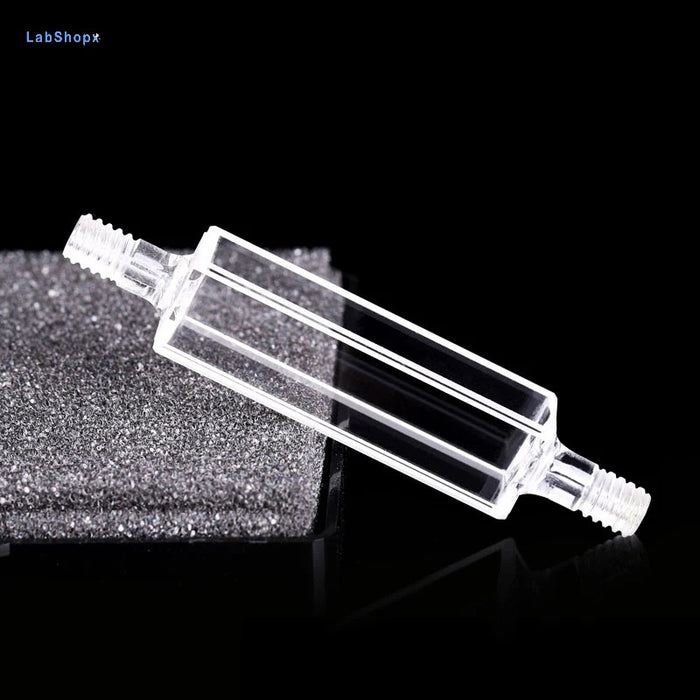 3.5ml Quartz Fluorescent Flow Cuvettes Cells Threaded Pipe | Labshopx