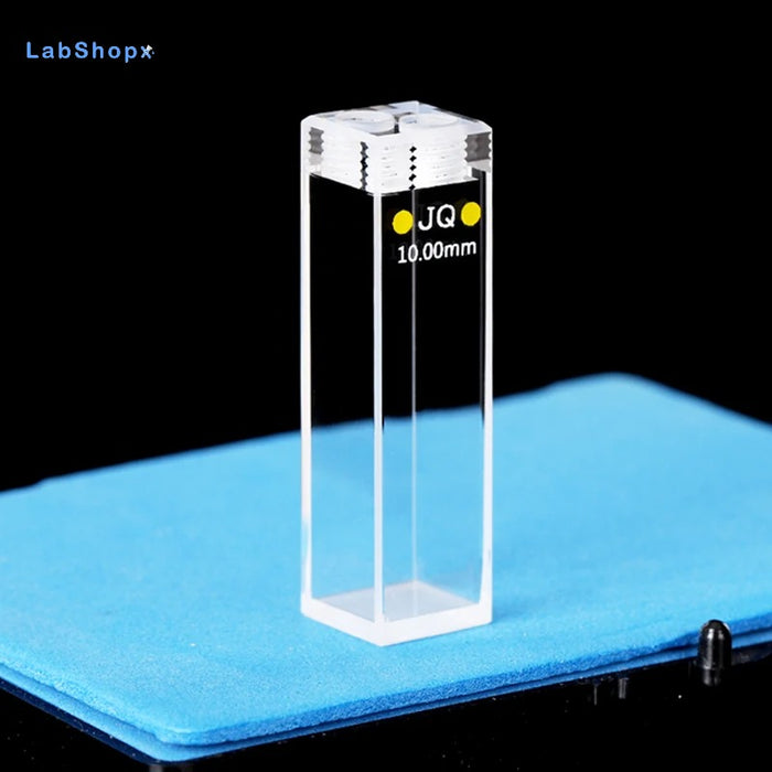 3.5ml Quartz Fluorometer Flow 10mm Cuvette Closed Cells10mm | LABSHOPX