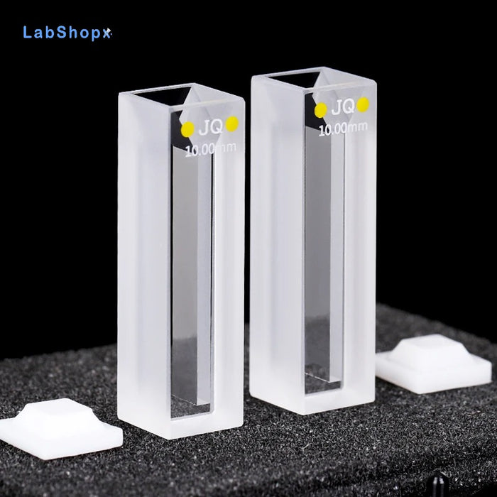700ul Quartz Micro Cuvette 10mm with Stopper Quartz Cells | LABSHOPX