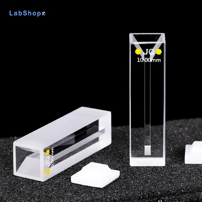 700ul Quartz Micro Cuvette 10mm with Stopper Quartz Cells | LABSHOPX