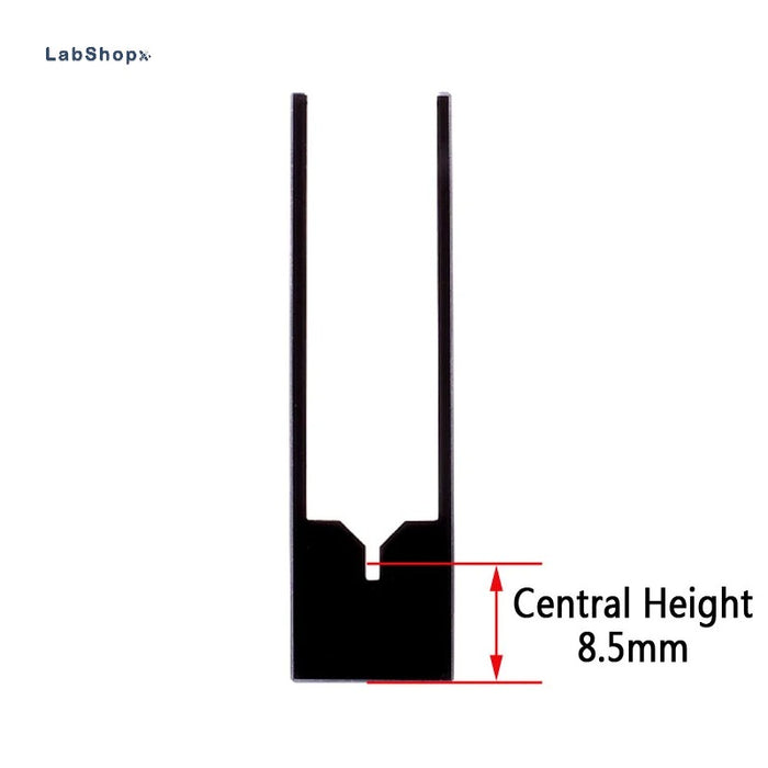 20-200ul Quartz Micro Cuvette Cell with Black and Clear | LABSHOPX