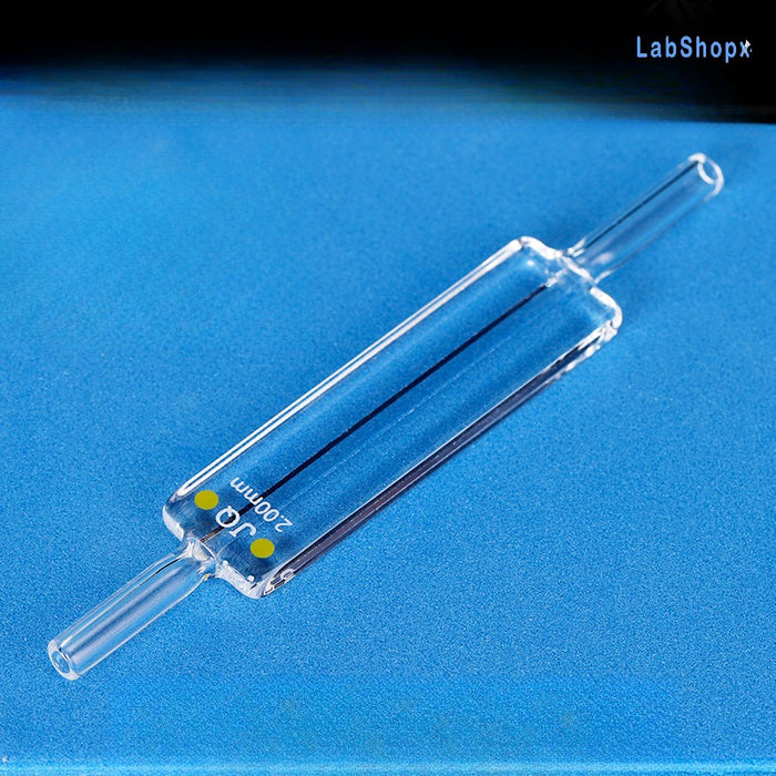 Quartz Micro Flow Cell 10mm Quartz Cuvettes Two Way Light  | Labshopx