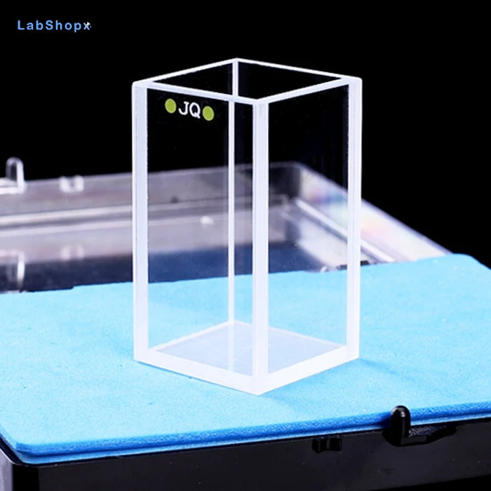 20mm Quartz Reaction Cuvette Cell 4 Polished Windows | LABSHOPX