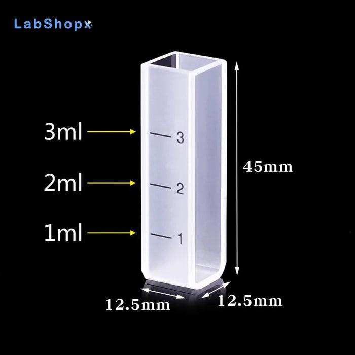 10mm Quartz Scale Cells UV Spectrophotometer Cuvette | LABSHOPX