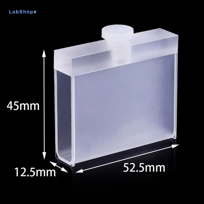 17.5ml Quartz Sealed Cuvette 50mm UV Quartz Cells | LABSHOPX