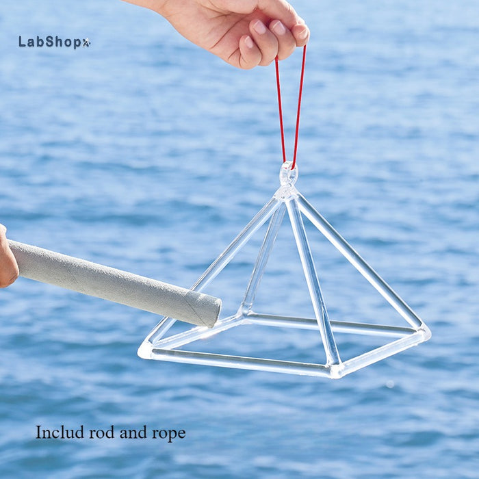 Quartz Singing Pyramid Clear Quartz Crystal Singing Pyramid | LABSHOPX