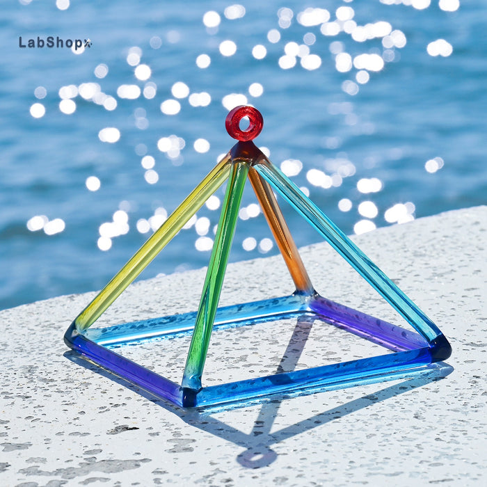 Quartz Singing Pyramid Clear Quartz Crystal Singing Pyramid | LABSHOPX