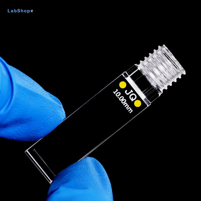 3.5ml Quartz Spiral Cuvette 10mm Spiral Cell Four way light | LABSHOPX