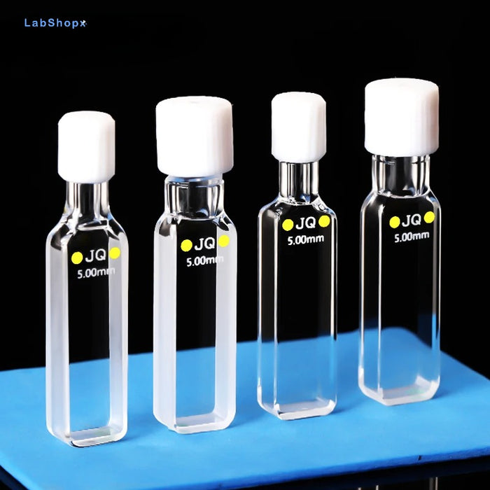 5mm Quartz Thread Colorimetric Dish UV Spiral Quartz Bottle| LABSHOPX