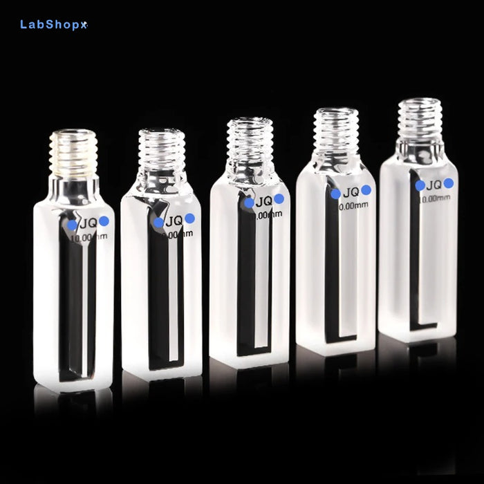 Quartz Thread Trace Colorimetric Dish Cuvette Two Way Ligh| Labshopx