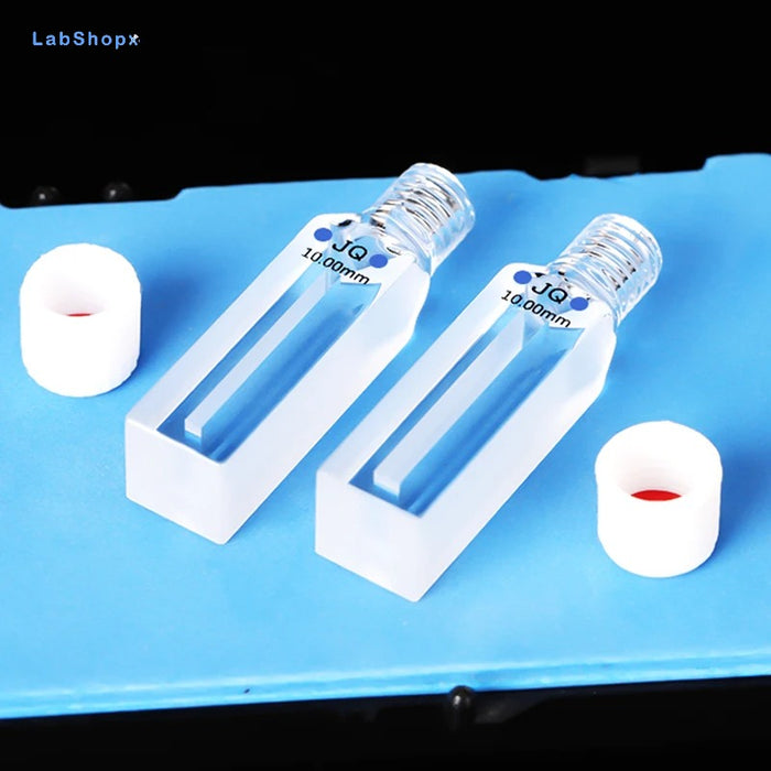 Quartz Thread Trace Colorimetric Dish Cuvette Two Way Ligh| Labshopx