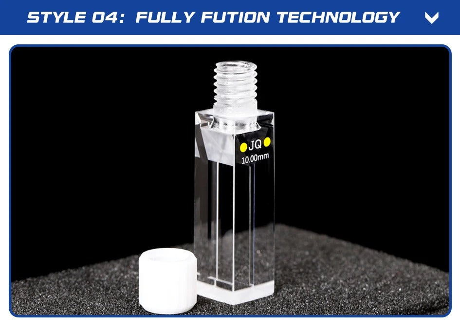 Quartz Cell with Stopper 10mm Trace Colorimetric Dish 350ul | LABSHOPX