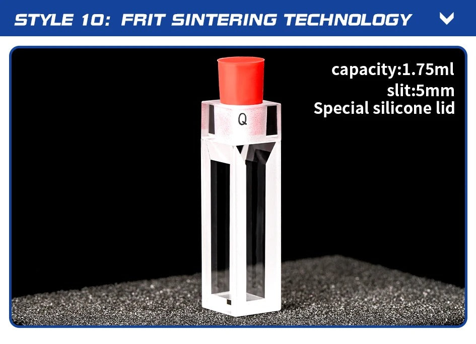 Quartz Closed Colorimetric Dish Acid and Alkali Resistance | LABSHOPX